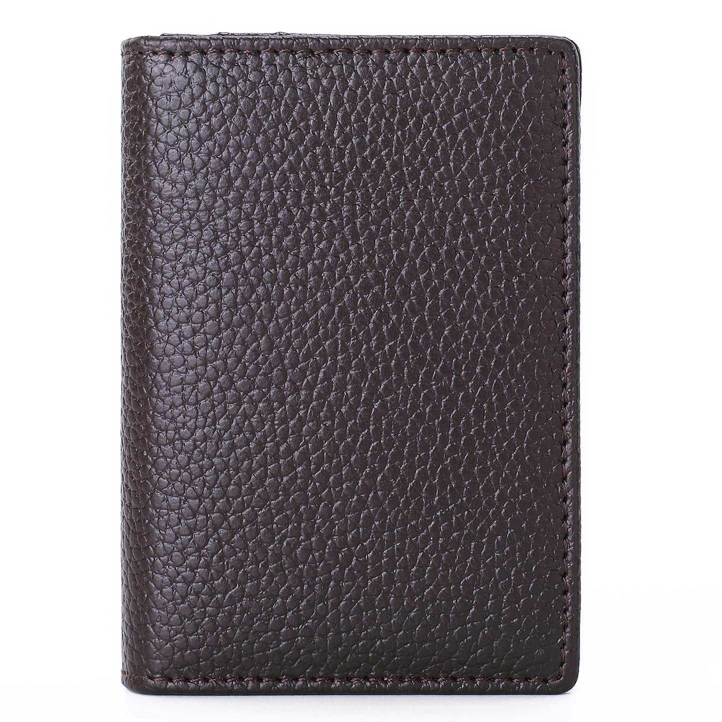 Summer Lychee Pattern Genuine Leather Medium Card Holder