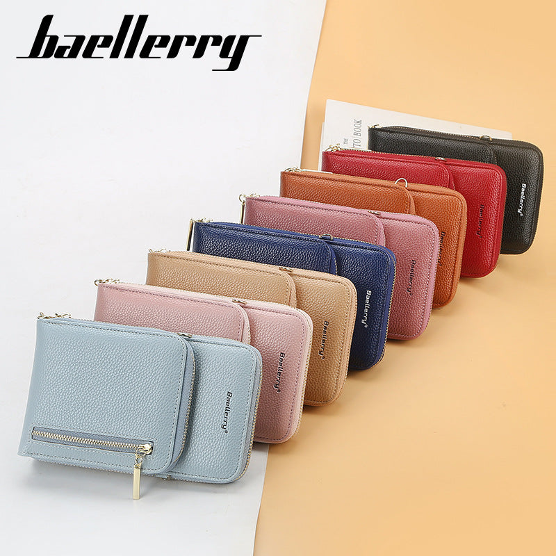 Women's Korean Style Fashion Zip One Vertical Shoulder Bags