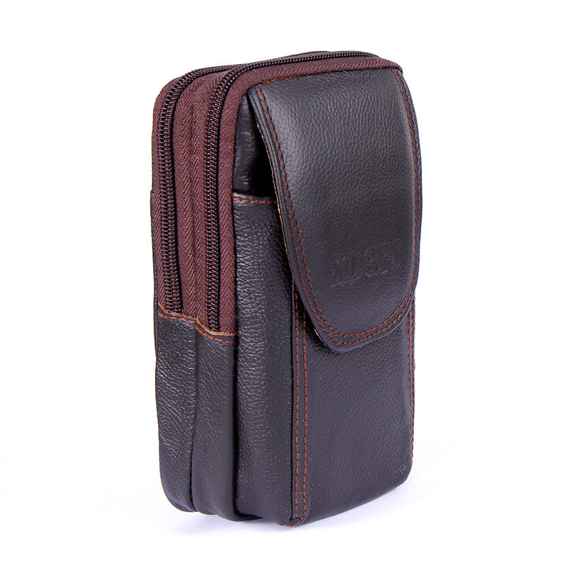 Men's Fashion Business Mobile Vertical Model In Shape Men's Waist Packs
