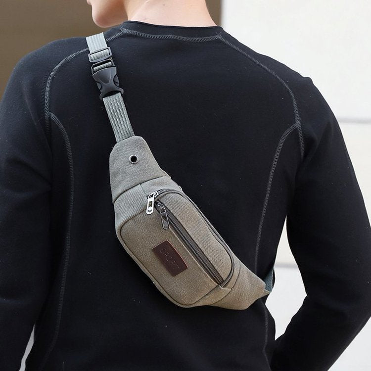 Men's Summer Market Stall Checkout Canvas Retro Bags