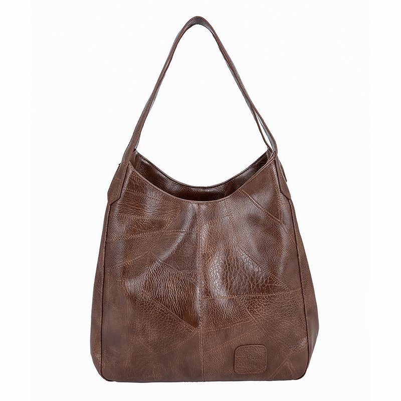 Women's Fashionable Soft Leather Large Capacity Versatile Crossbody Bags
