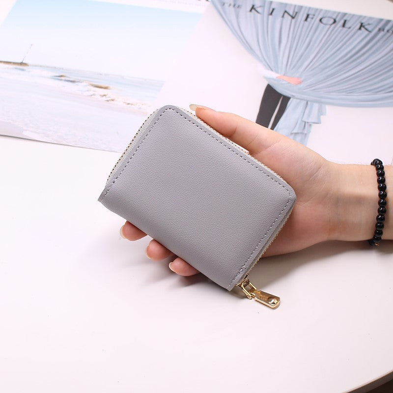 Women's & Men's & Zipper Page Driving License Horizontal Card Holder