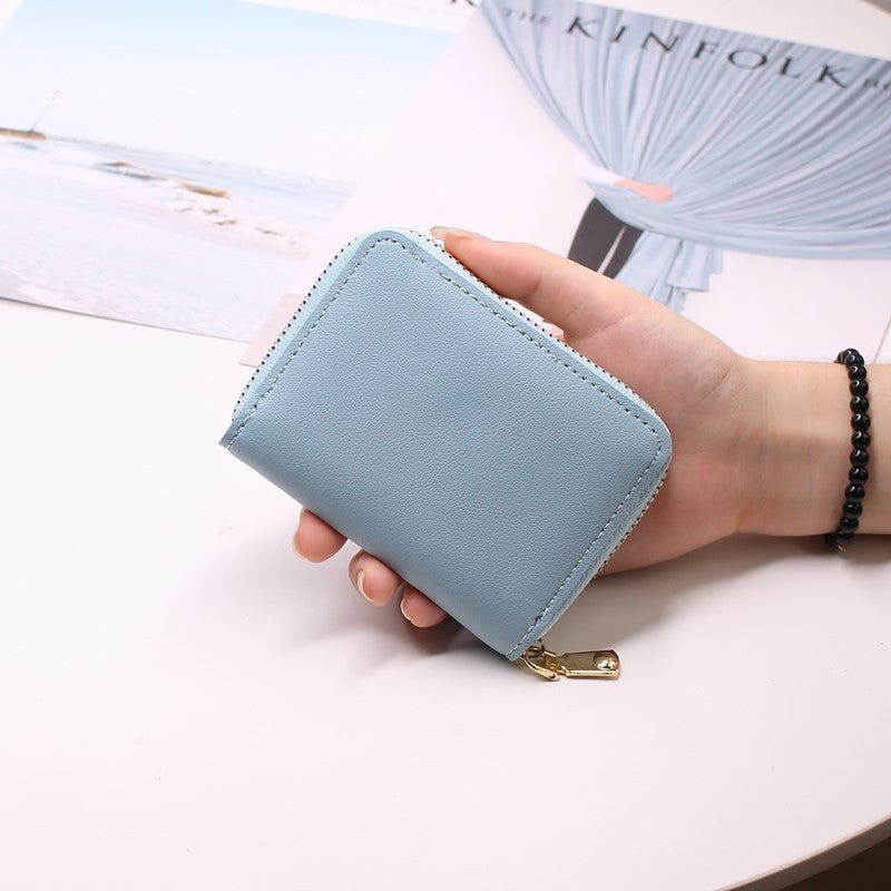Women's & Men's & Zipper Page Driving License Horizontal Card Holder