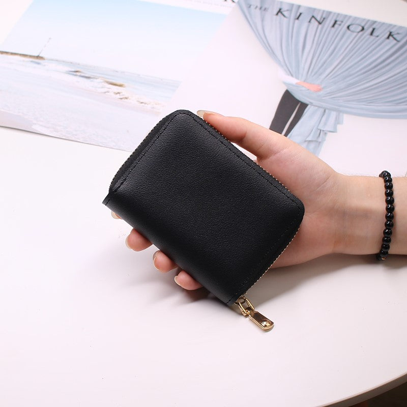 Women's & Men's & Zipper Page Driving License Horizontal Card Holder