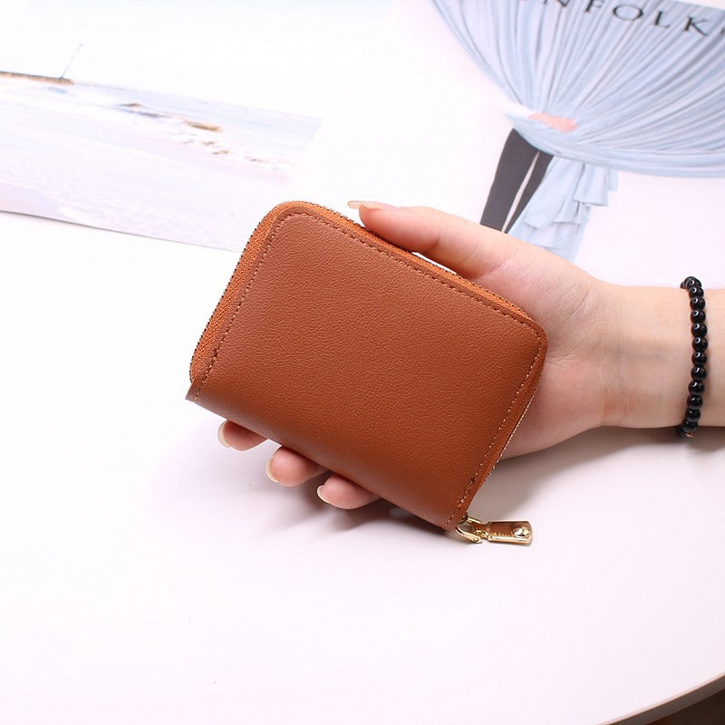 Women's & Men's & Zipper Page Driving License Horizontal Card Holder