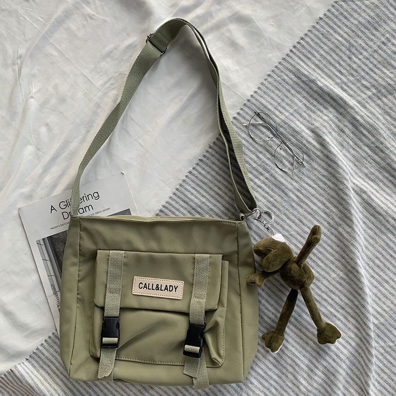 Trendy Style Vintage Simple Nylon Canvas Crossbody Bags