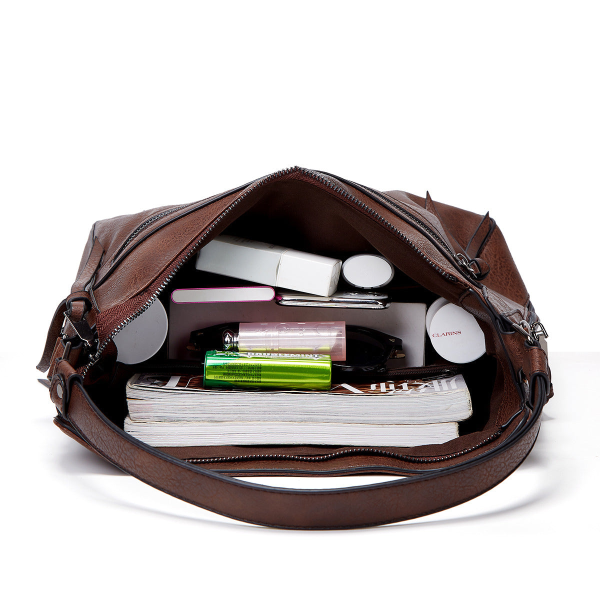 Women's Spring Soft Leather Large Capacity Versatile Handbags