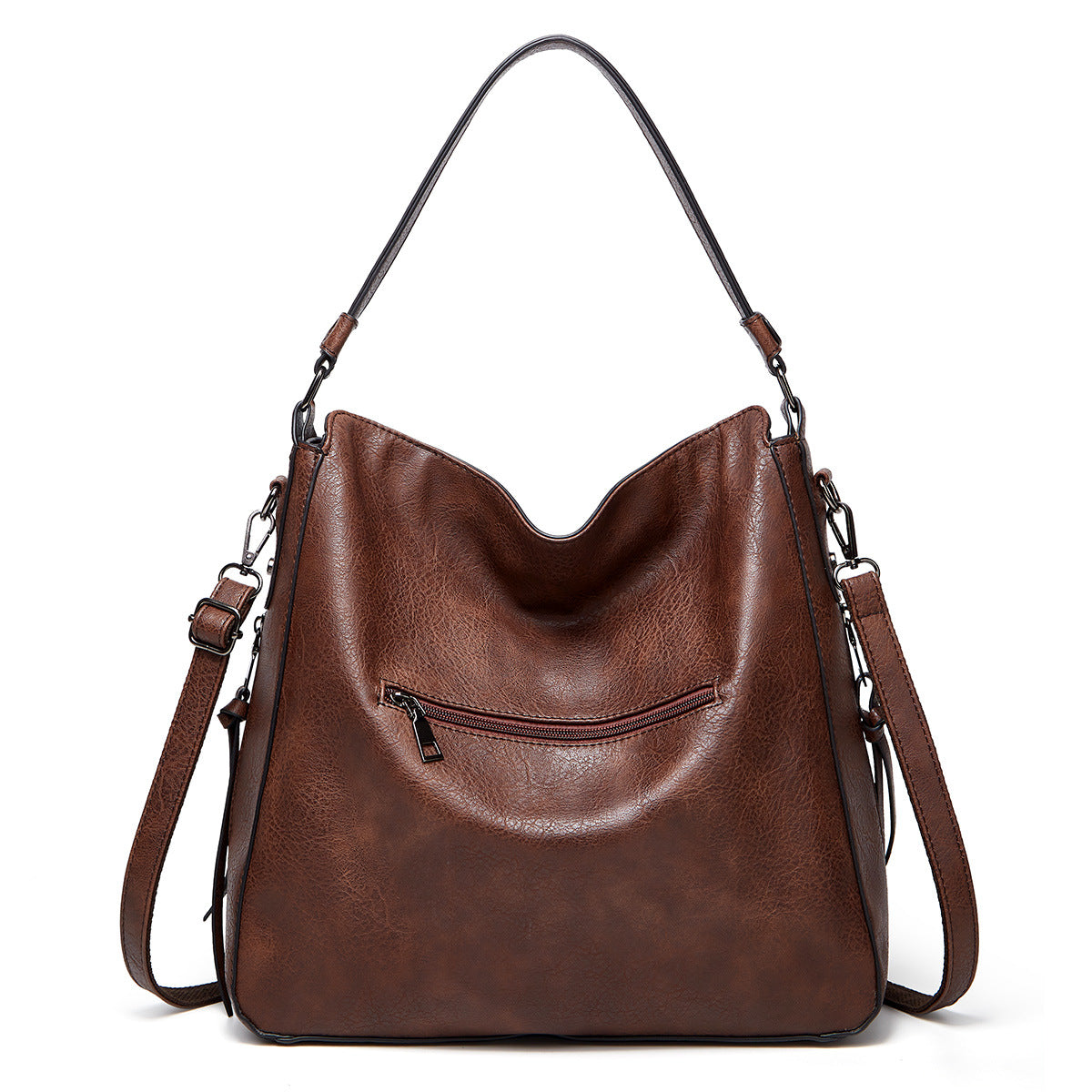 Women's Spring Soft Leather Large Capacity Versatile Handbags