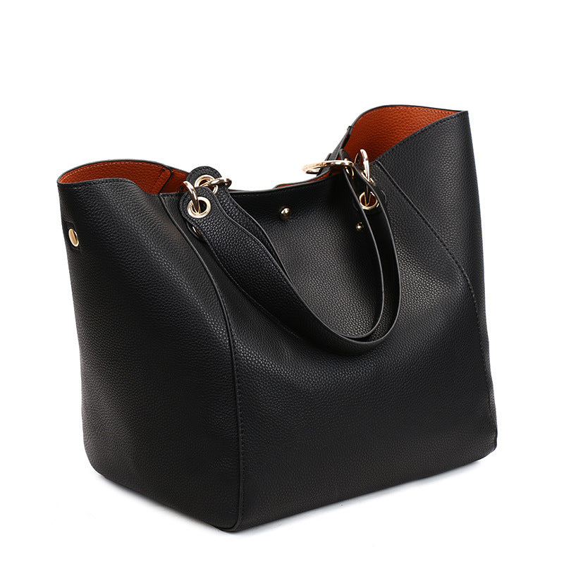 Women's Fashionable Large Capacity Magnetic Snap Women's Shoulder Bag