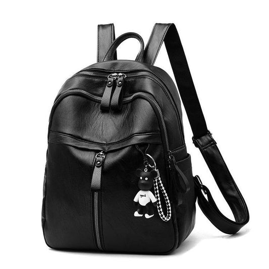 Classic Leather Large Capacity High Leisure Backpacks
