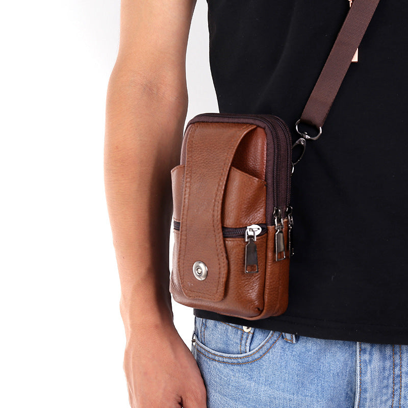 Men's Pretty New Leather Multifunctional Mobile Phone Bags