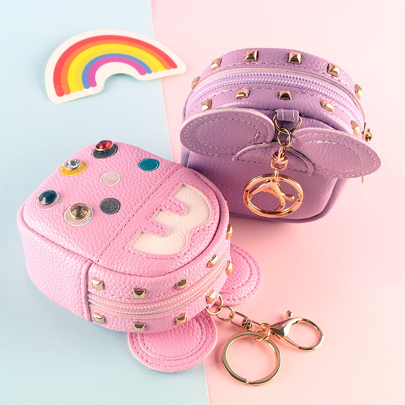 New Female Simple Cute Mini Heart Coin Purses