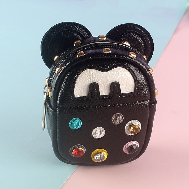 New Female Simple Cute Mini Heart Coin Purses