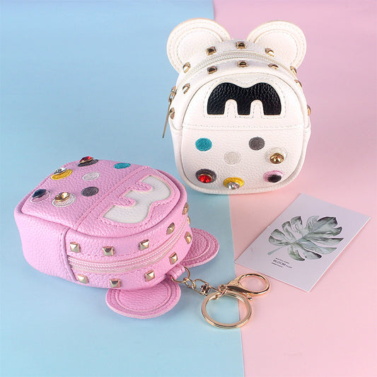 New Female Simple Cute Mini Heart Coin Purses