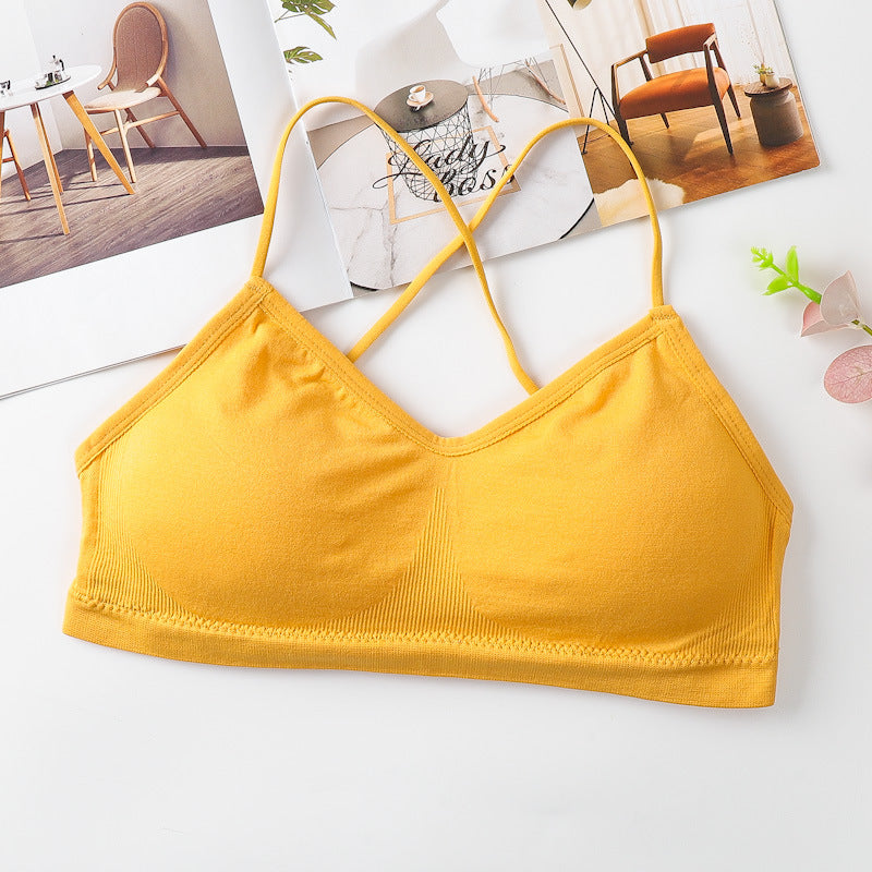 Women's Chest Wrap One Piece With Pad Without Steel Tanks Camis