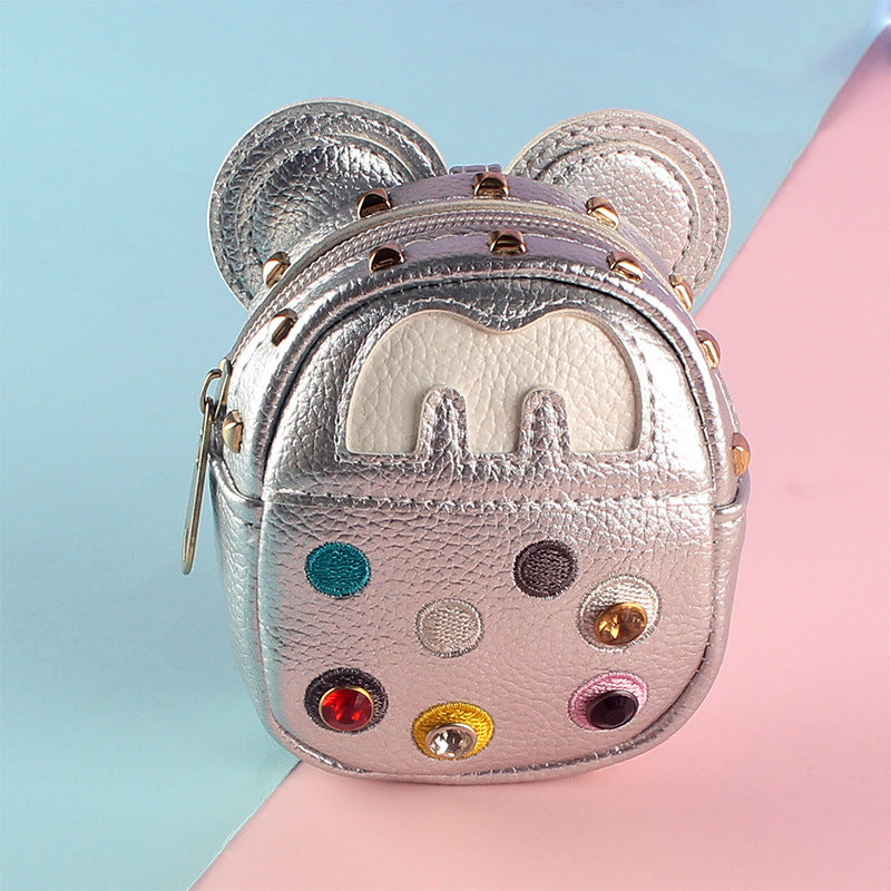 New Female Simple Cute Mini Heart Coin Purses