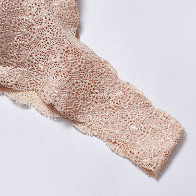 Women's Of Mind Seamless Wireless Lace Beautiful Back Everyday Bras
