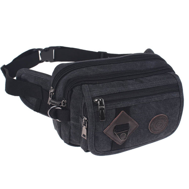 Glamorous Men's Canvas Cycling Personal Running Men's Chest Bags