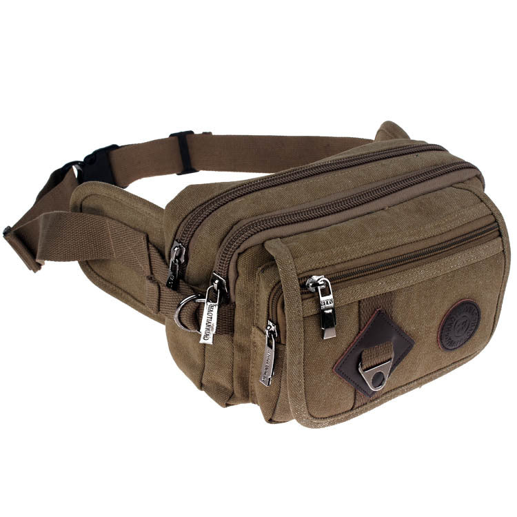 Glamorous Men's Canvas Cycling Personal Running Men's Chest Bags