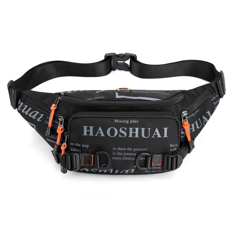 Men's Trendy Fashion Waterproof Nylon Cloth Men's Waist Packs
