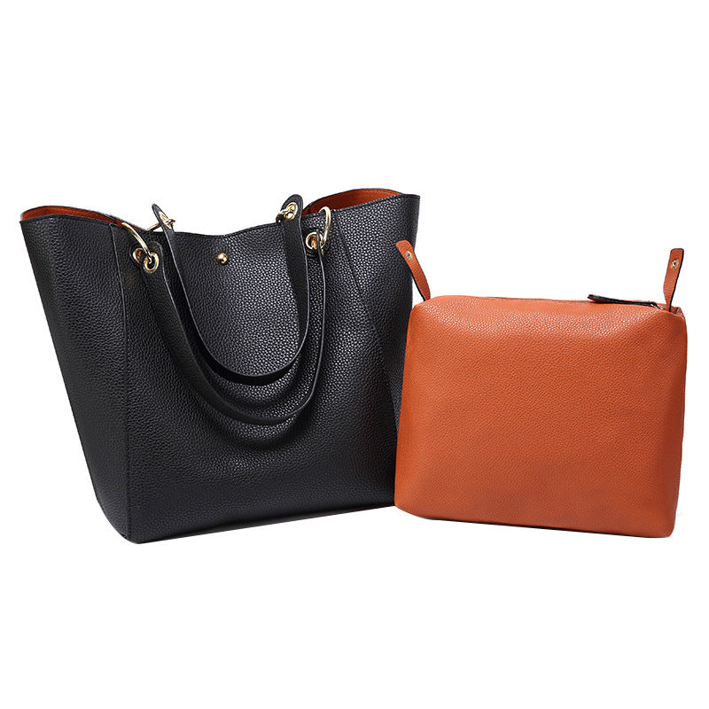 Women's Fashionable Large Capacity Magnetic Snap Women's Shoulder Bag