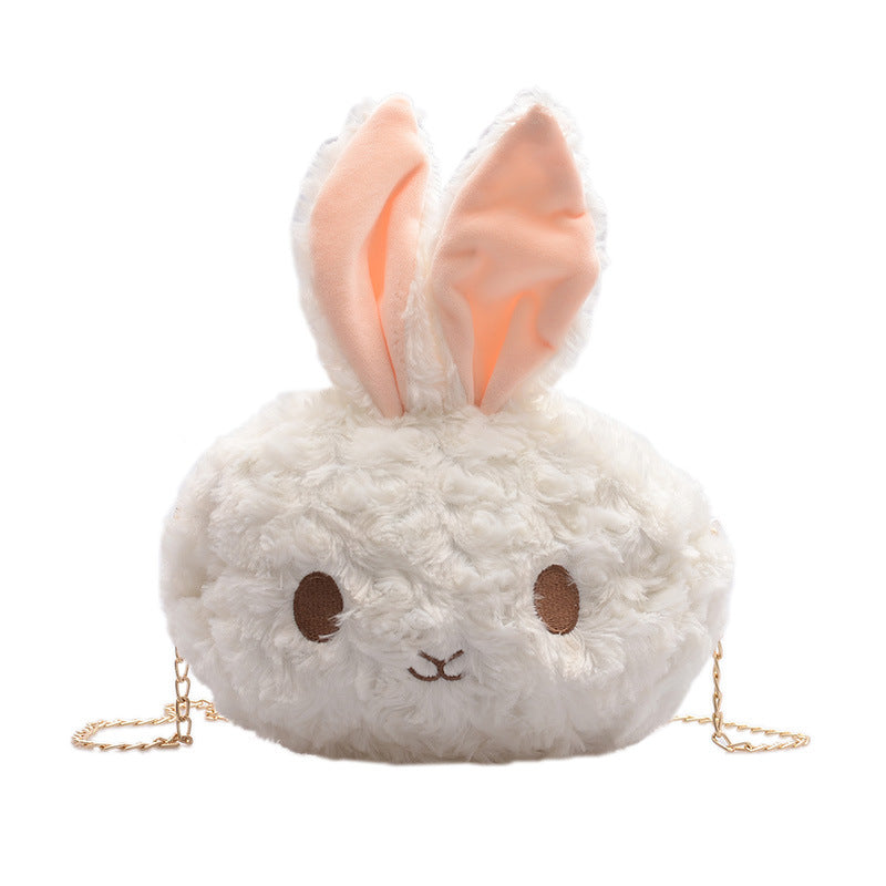 Women's Cute Rabbit Cartoon Plush Doll Sweet Bags