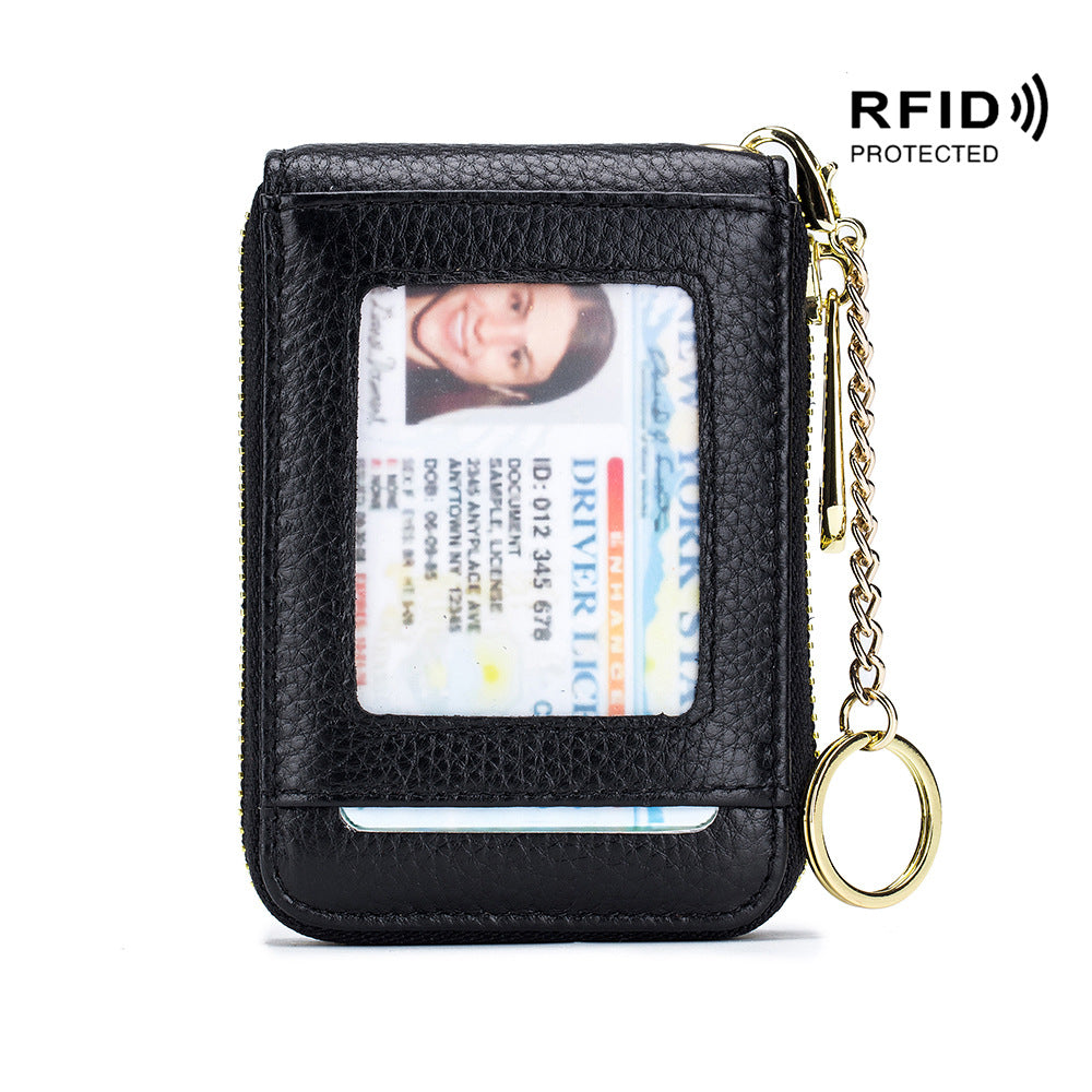 Women's & Men's Exquisite Leather Expanding Bank Card Holder