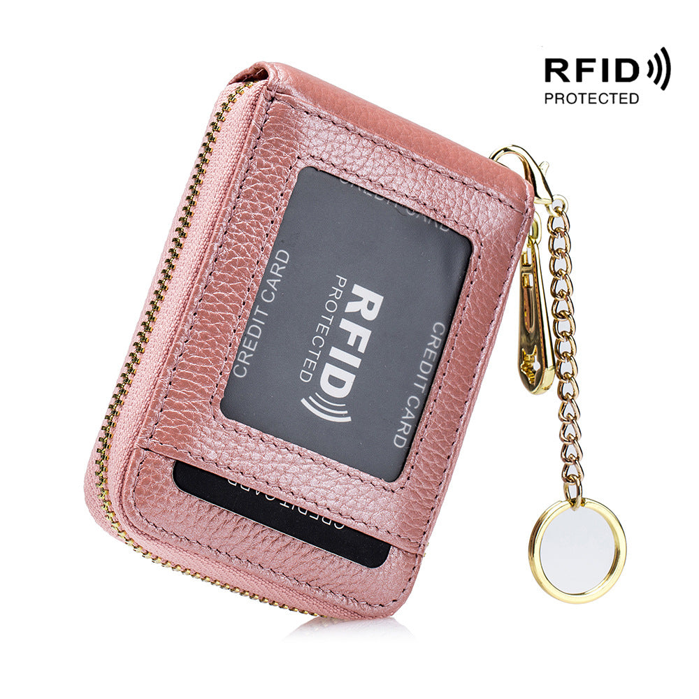 Women's & Men's Exquisite Leather Expanding Bank Card Holder
