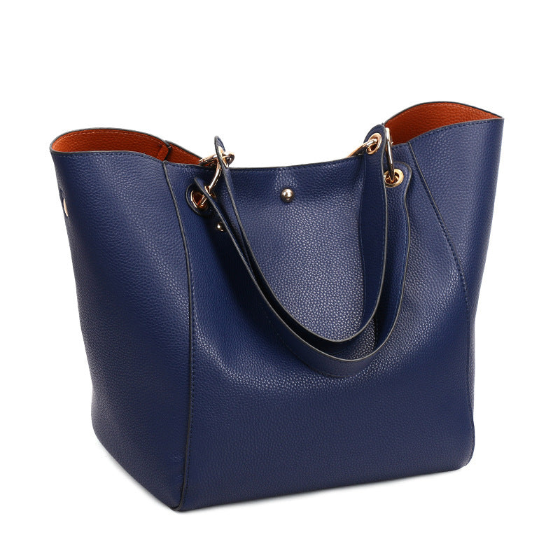 Women's Fashionable Large Capacity Magnetic Snap Women's Shoulder Bag