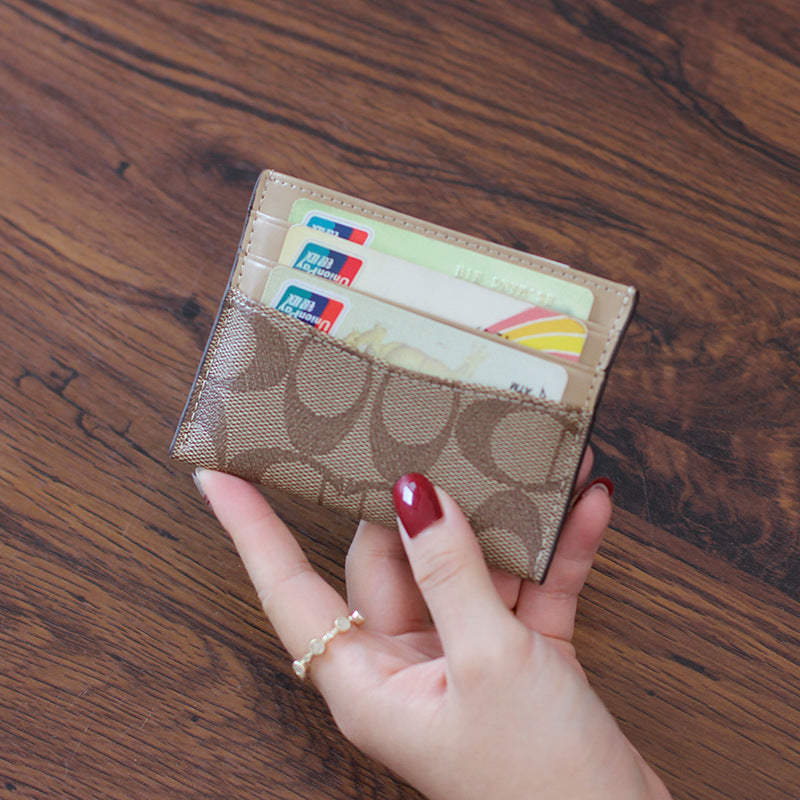 Women's Mini Cute Personalized License Versatile Card Holder