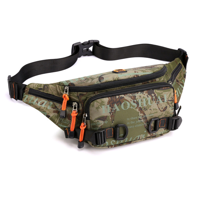 Men's Trendy Fashion Waterproof Nylon Cloth Men's Waist Packs