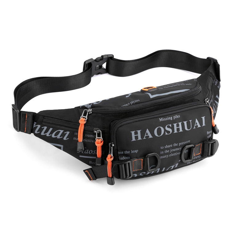 Men's Trendy Fashion Waterproof Nylon Cloth Men's Waist Packs