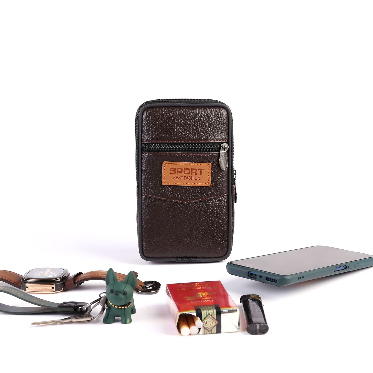 Men's Graceful Mobile Horizontal Running Pouch Men's Waist Packs