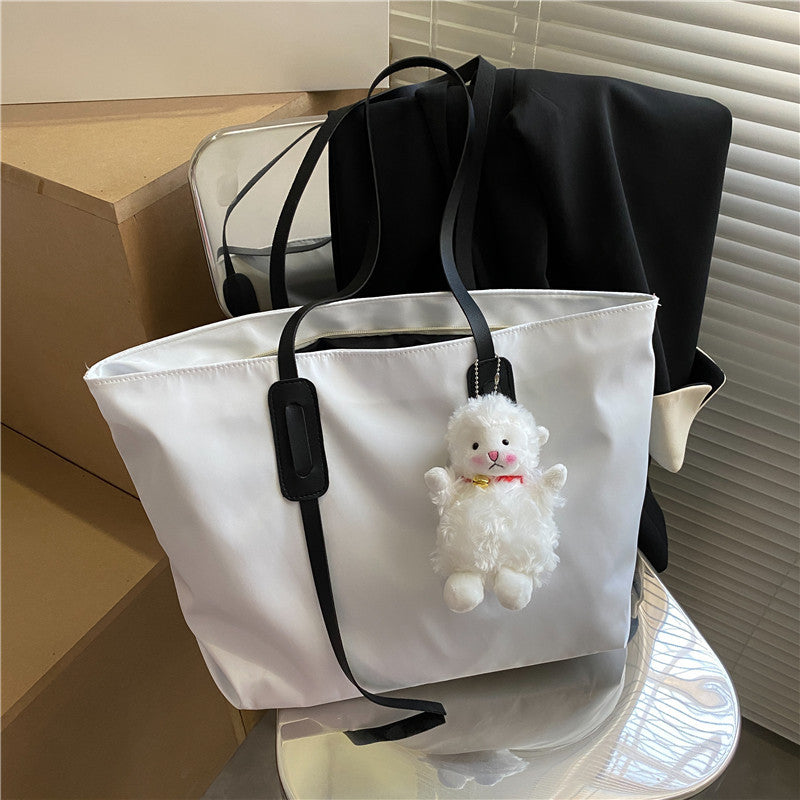 Women's Large Capacity Trendy Design Shopping Shoulder Bags