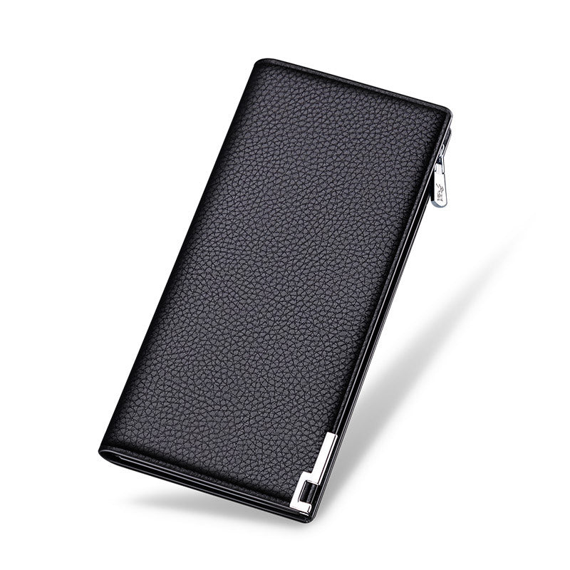 Men's King Paul Business First Layer Cowhide Long Men's Wallet