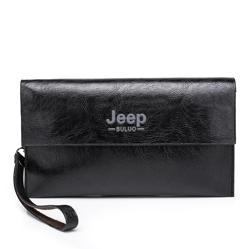 Men's Business Texture Clutch Envelope Wrist Soft Men's Wallets