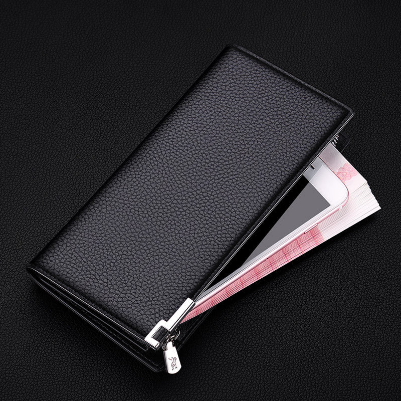 Men's King Paul Business First Layer Cowhide Long Men's Wallet
