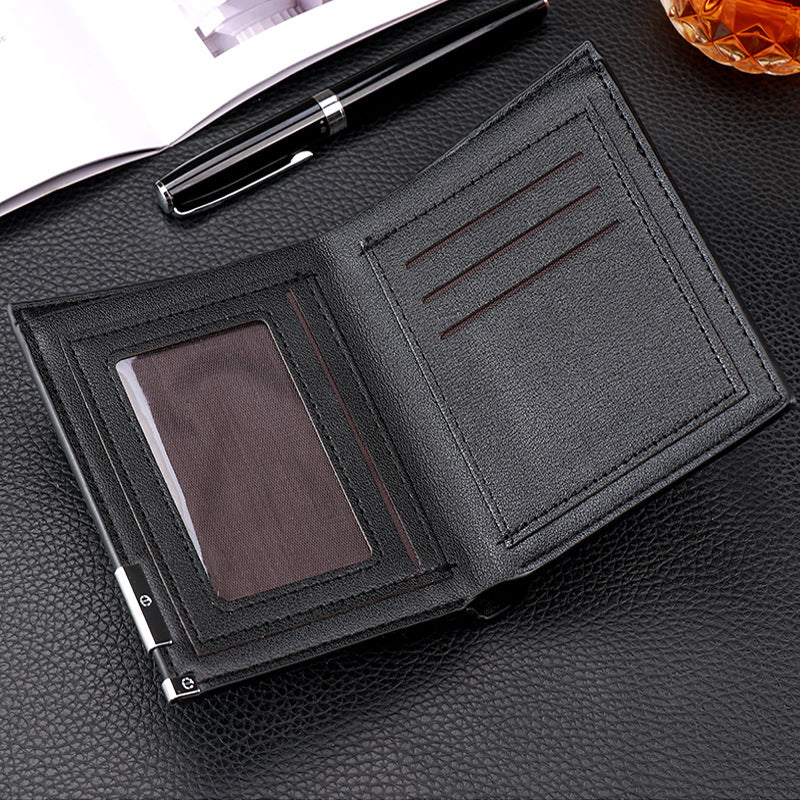 Men's Stylish Personalized Large Capacity Multiple Slots Card Holder