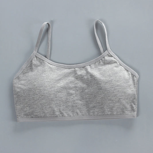 Sponge Mat Cotton Breathable Junior High School Everyday Bras