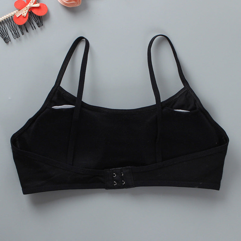 Sponge Mat Cotton Breathable Junior High School Everyday Bras