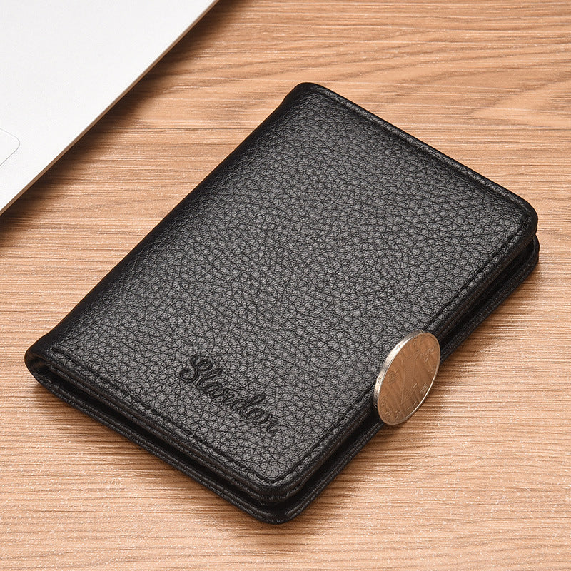 Men's Pattern Short Vertical Fashion Simple Korean Men's Wallets