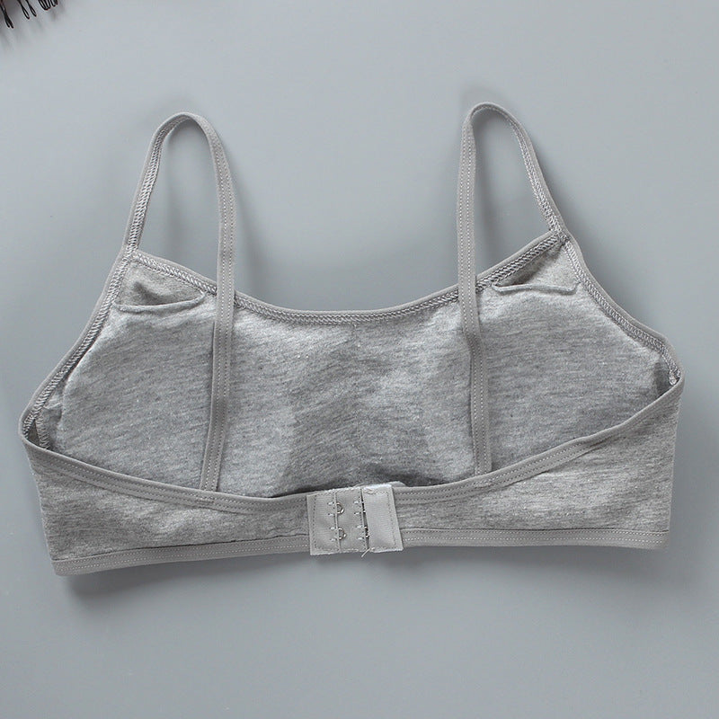 Sponge Mat Cotton Breathable Junior High School Everyday Bras