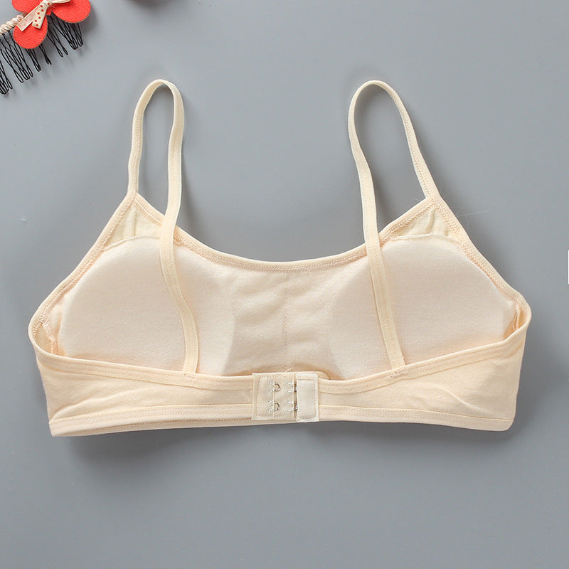 Sponge Mat Cotton Breathable Junior High School Everyday Bras