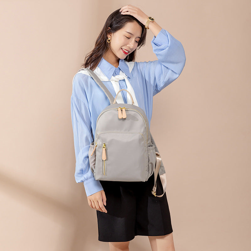 Women's Oxford Cloth Fashionable Large Capacity Canvas Backpacks