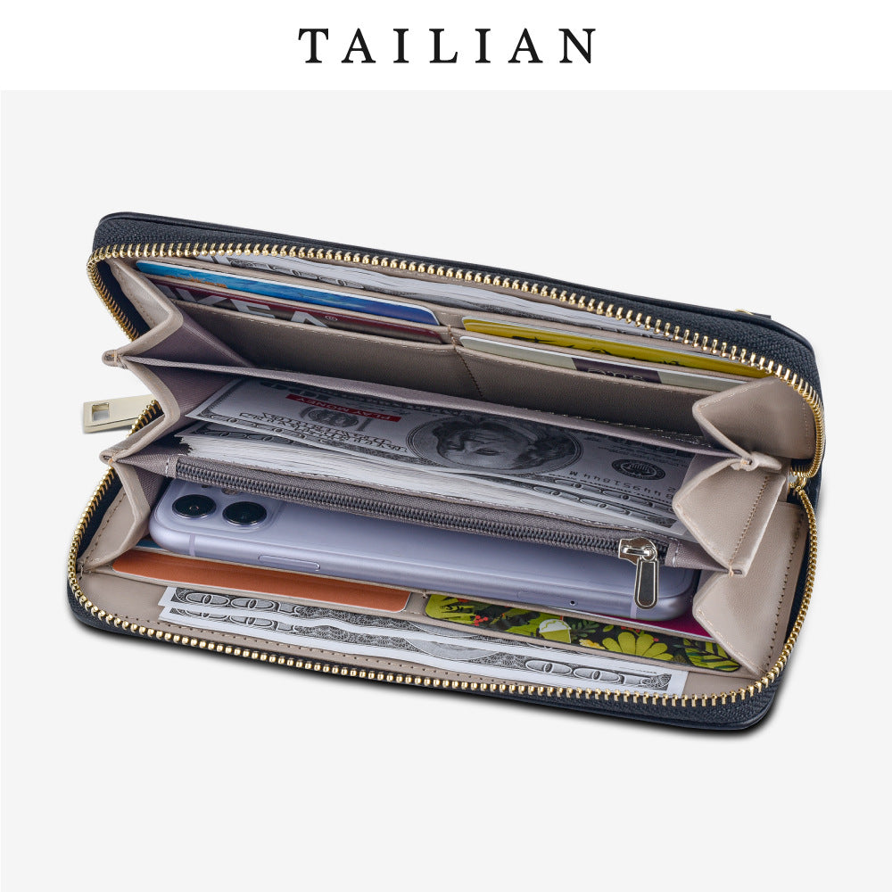 Creative Charming Women's Zipper Long Clutch Ladies Wallets