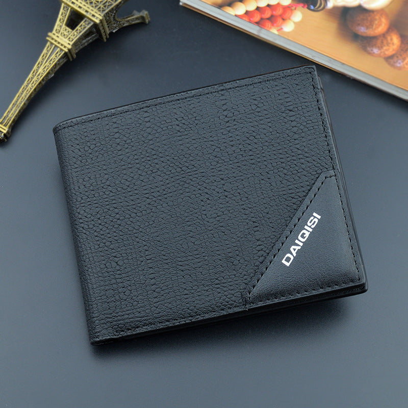 Men's Youth Fashion Large Capacity Horizontal Thin Men's Wallet