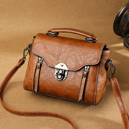 Women's Fashionable Retro Portable Little Wild Shoulder Bags