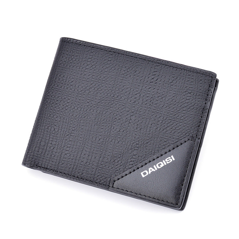 Men's Youth Fashion Large Capacity Horizontal Thin Men's Wallet