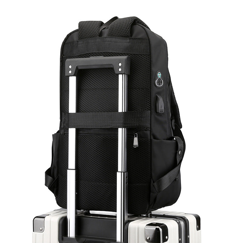 Women's & Men's & Fashion Simple Oxford Cloth Computer Backpacks
