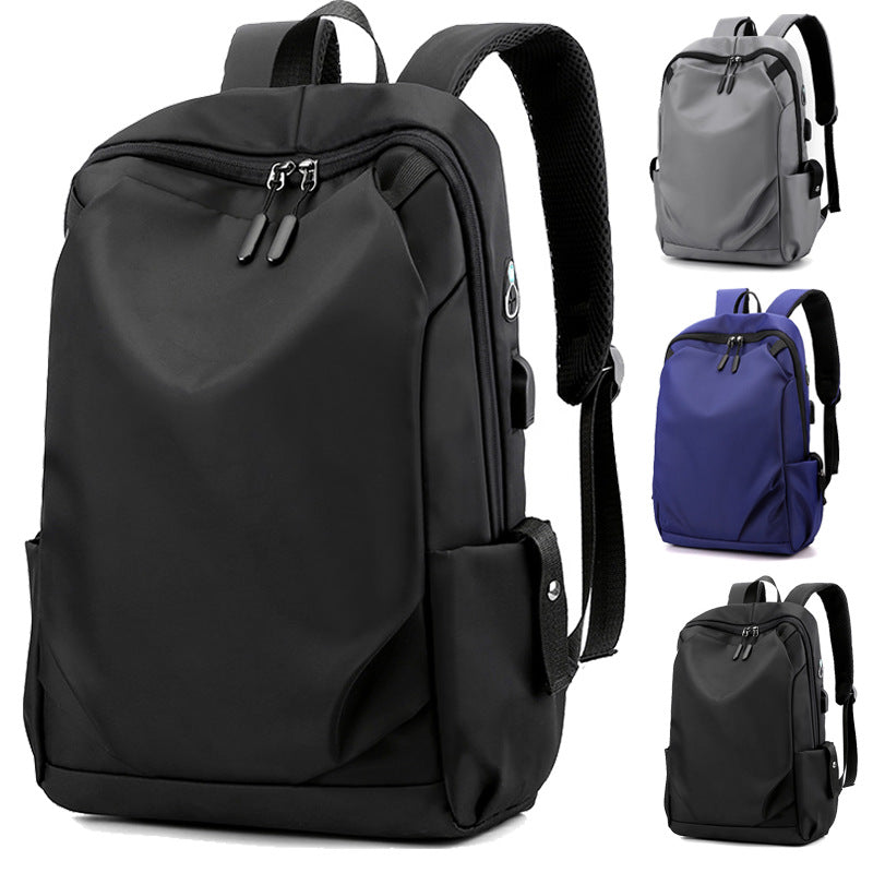 Women's & Men's & Fashion Simple Oxford Cloth Computer Backpacks